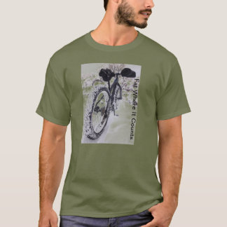 Camiseta T-shirt gordo do Mountain bike da bicicleta