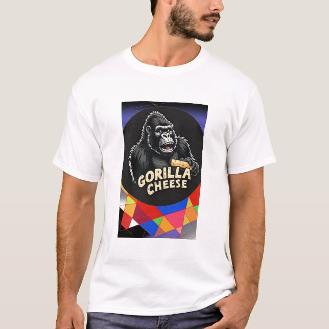 Camiseta T-Shirt Gorilla Cheese Abstrato 2 (Frente)