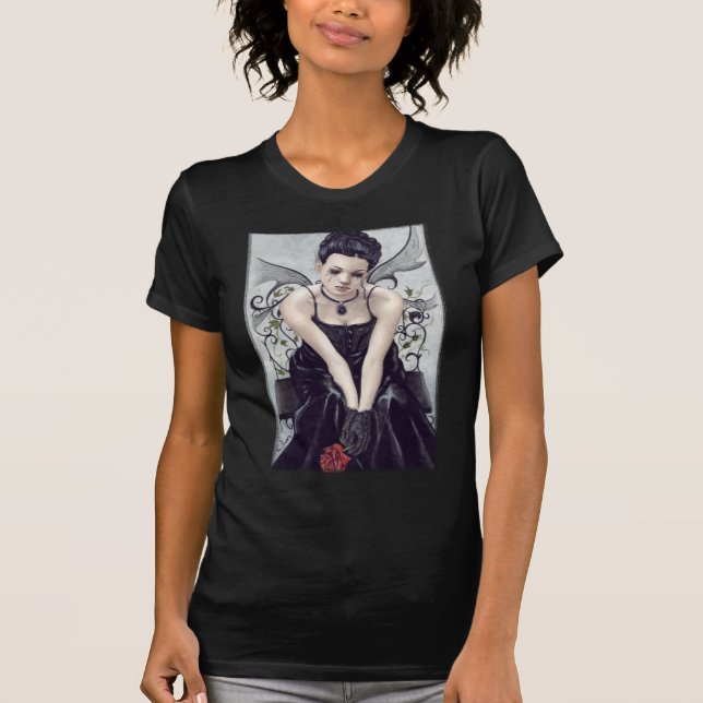 Camiseta T-shirt gótico da lamentação (Frente)