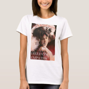 Camiseta T-shirt gótico da piada do Narcissist do vampiro