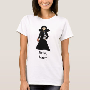 Camiseta T-shirt gótico do leitor