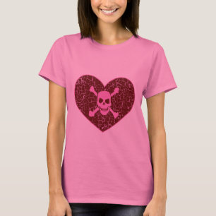 Camiseta T-shirt gótico quebrado do coração