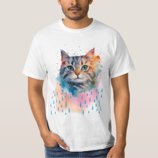 Camiseta t-shirt gráfica de gato