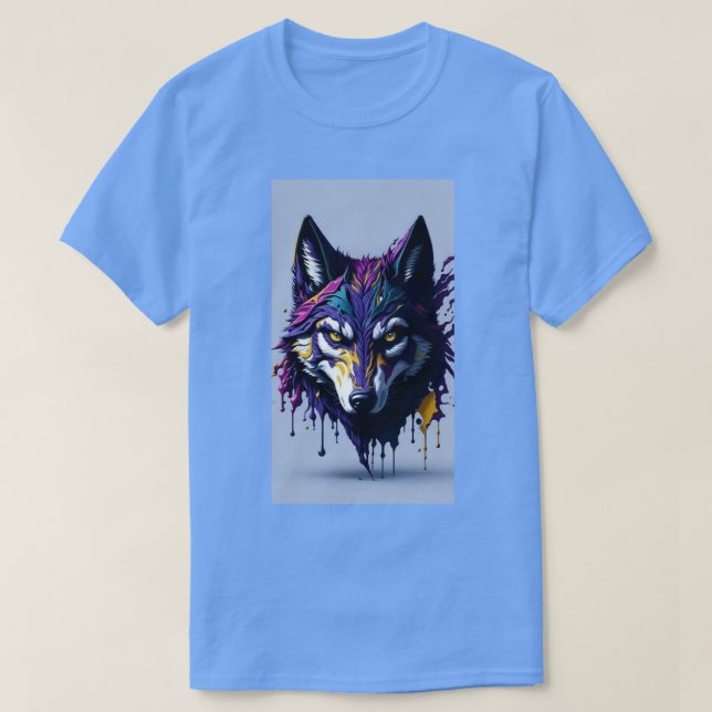 Camiseta "T-shirt gráfica do Predador inspirada em anime" (Frente do Design)