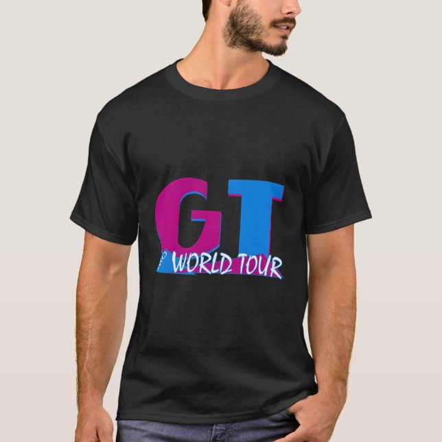 Camiseta T-Shirt Gráfico Bmx do Gt World Tour (Frente)