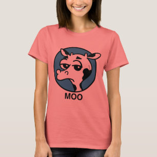 CAMISETA T-SHIRT GRÁFICO DA CAMPAINHA DA VACA ENGRAÇADA D