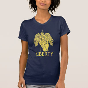 Camiseta T-shirt gráfico da senhora Liberdade (Libertas)