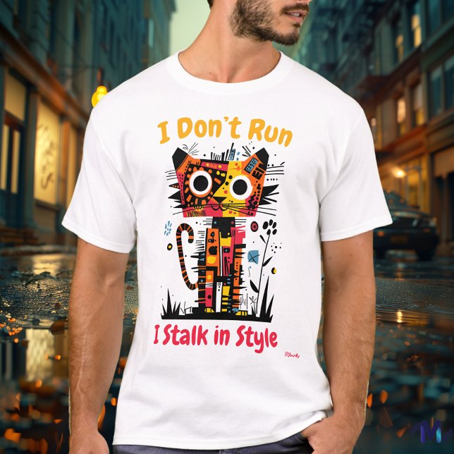 Camiseta T-Shirt Gráfico de Tigre Vibrante abstrato (Criador carregado)