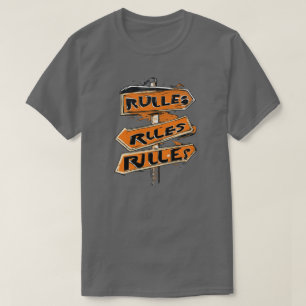 Camiseta T-Shirt Gráfico de Trendy para regras