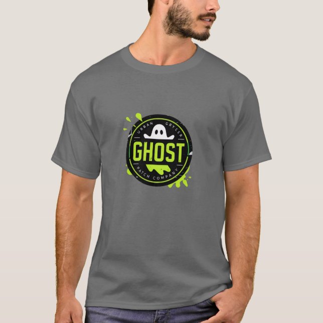 Camiseta T-Shirt Gráfico Fantasma (Frente)