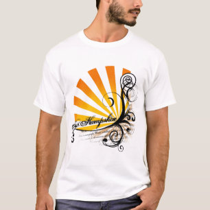 Camiseta T-shirt gráfico floral ensolarado de New Hampshir
