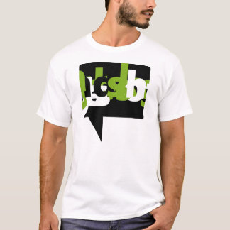 Camiseta T-shirt gráfico - verde visual da voz