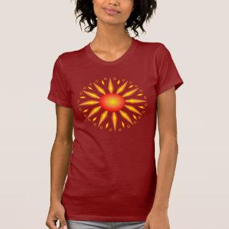 Camiseta T-shirt grande de Sun do solstício de verão