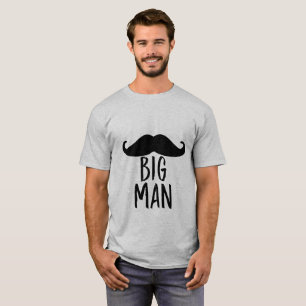 Camiseta T-shirt grande do homem