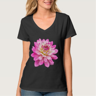 Camiseta T-Shirt Grande Rosa Dahlia