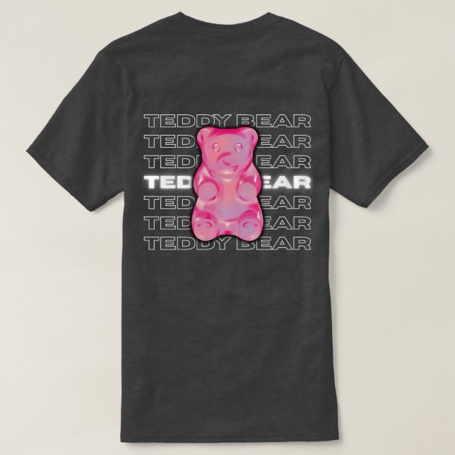 Camiseta T-Shirt Graphic Streetwear do TeddyBear (Verso do Design)