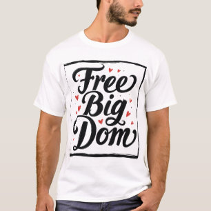 Camiseta T-Shirt Gratuita E Grande - De Retângulo Acessível
