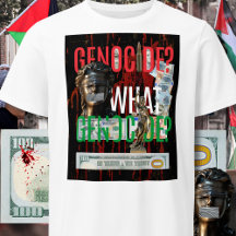 T-shirt gratuita na Palestina | Não ao Genocídio e