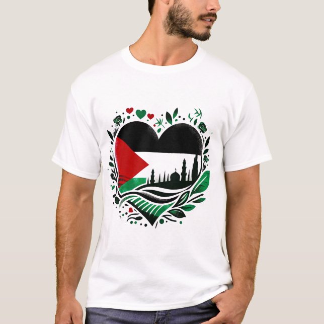 Camiseta T-shirt GRATUITA PALESTINA (Frente)