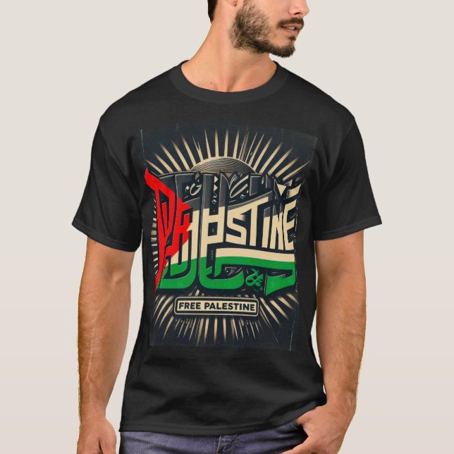 Camiseta T-shirt GRATUITA PALESTINA (Frente)
