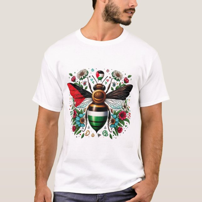 Camiseta T-shirt GRATUITA PALESTINA (Frente)