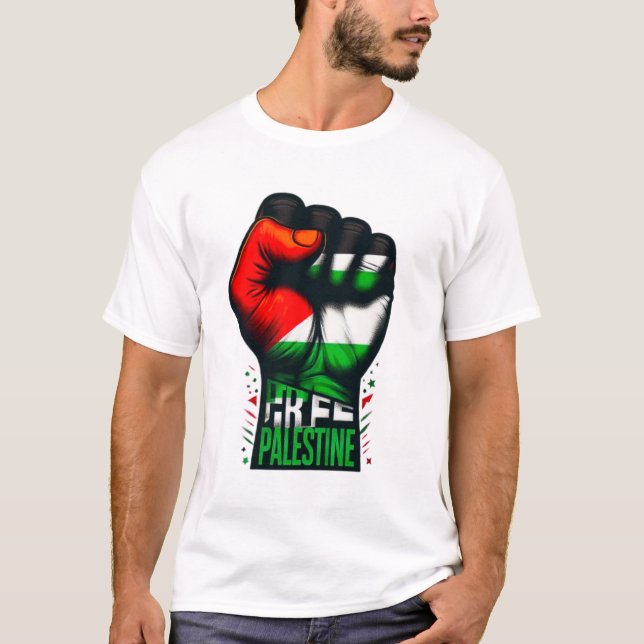 Camiseta T-shirt GRATUITA PALESTINA (Frente)