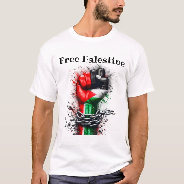 Camiseta T-shirt GRATUITA PALESTINA (Frente)