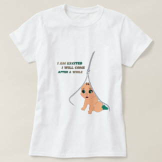 Camiseta T-Shirt grávida engraçada