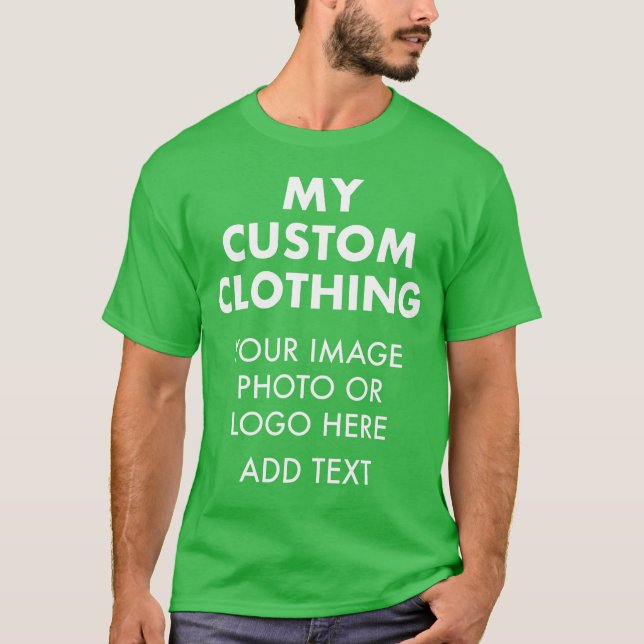 Camiseta T-SHIRT GREEN Personalizado (Frente)