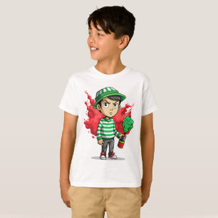 Camiseta t-shirt Green Smoke Vibes