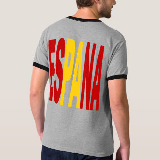 Camiseta T-shirt gris dos homme   ESPANA 