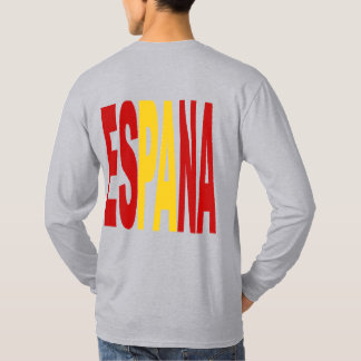 Camiseta T-shirt gris dos  manches longues  ESPANA