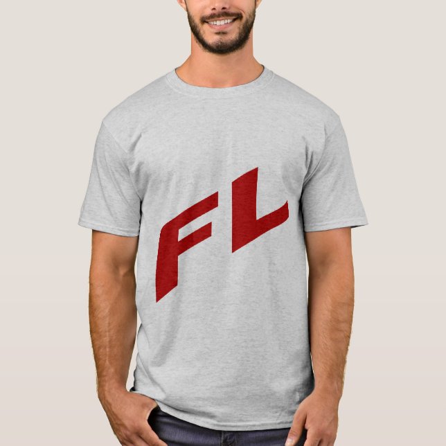 Camiseta T-shirt  gris FLORIDA (Frente)