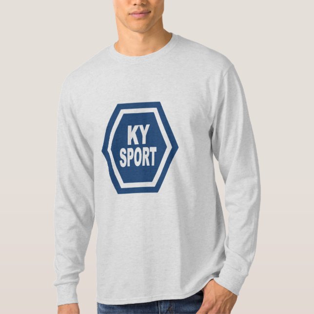 Camiseta T-shirt gris homme  KENTUCKY  SPORT (Frente)