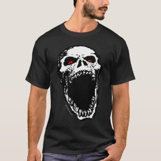 Camiseta T-shirt gritando do crânio