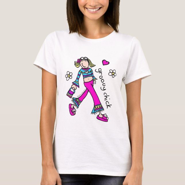 Camiseta t-shirt groovy chick Available now (Frente)