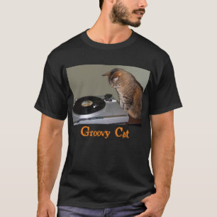 Camiseta T-shirt Groovy do gato
