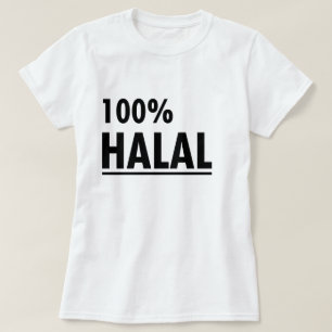 Camiseta T-shirt Halal de 100%