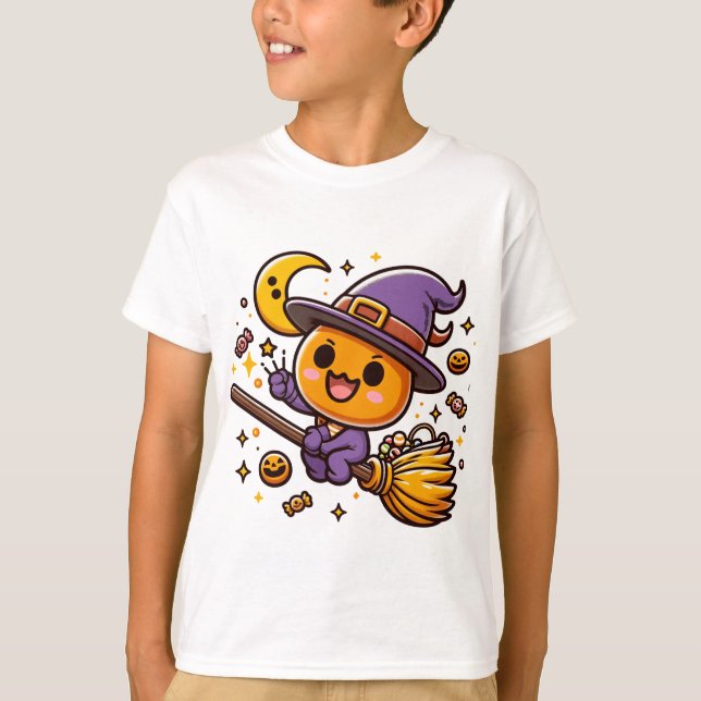 Camiseta T-shirt Halloween Kids (Frente)