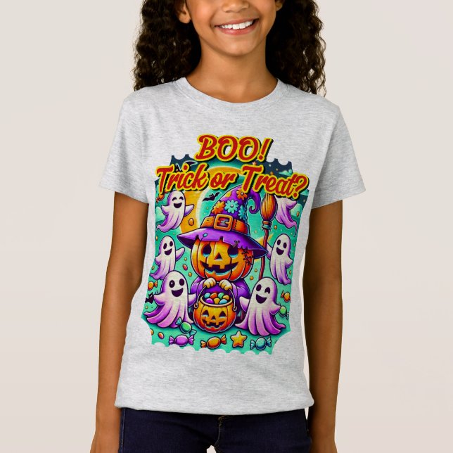 Camiseta T-shirt Halloween Kids (Frente)