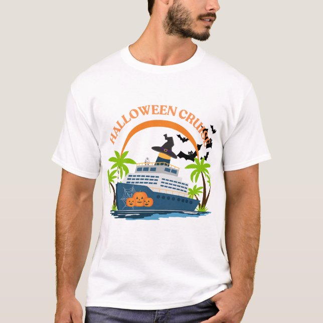 Camiseta T shirt Halloween para homens (Frente)