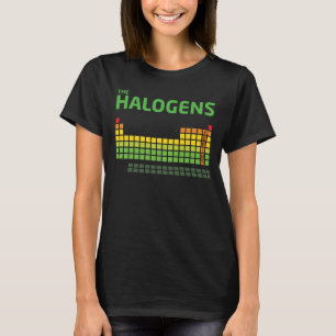 Camiseta t-shirt Halogens com Web site no verso