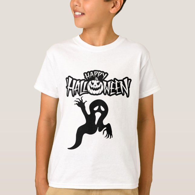 Camiseta T-shirt Happy Halloween (Frente)