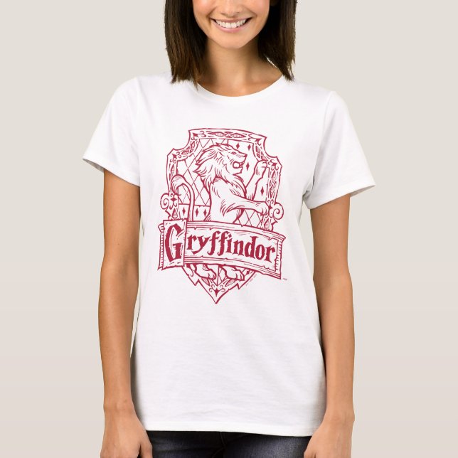 Camiseta T-Shirt HARRY POTTER™ GRYFFINDOR™ Crest (Frente)