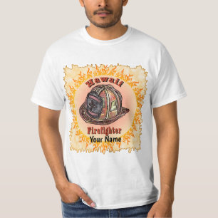 Camiseta t-shirt Hawaii Firefighter