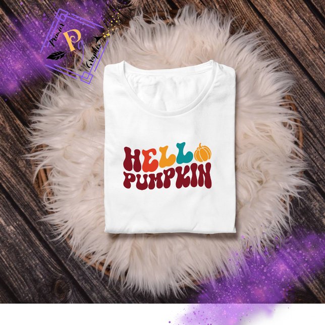 Camiseta T-Shirt Hello Pumpkin (Criador carregado)
