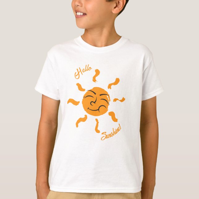 Camiseta T-Shirt "Hello Sunshine" (Frente)
