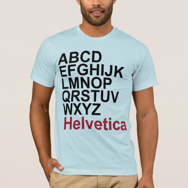 Camiseta T-shirt Helvética (Frente)