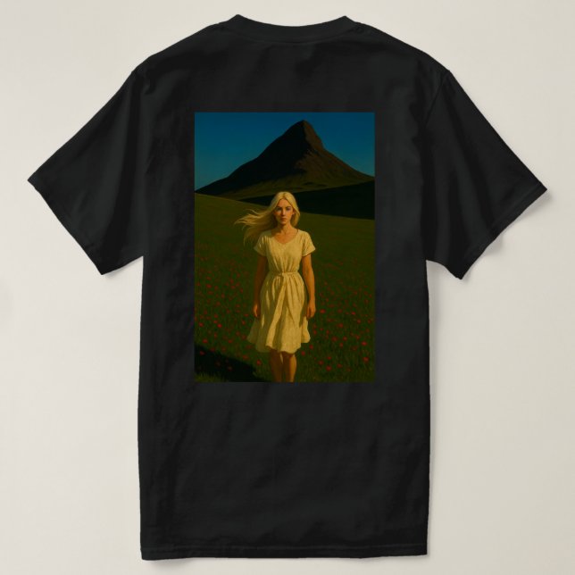 Camiseta T-shirt Her with Hill (Verso do Design)