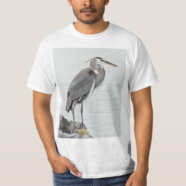 Camiseta T-Shirt Heron Azul-excelente (Frente)